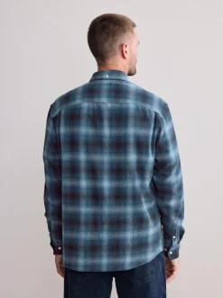 Outlet Next Blue Signature Long Sleeve Check Shirt