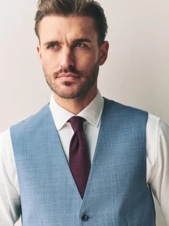 New Next Blue Signature Nova Fides Wool Waistcoat