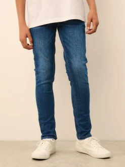 Next Blue Skinny Fit Stretch Jeans (3-17yrs)^BOY Jeans|Jeans