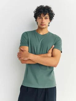 Next Slim Fit 100% Cotton Layering T-Shirts 5 Pack^ Tops & T-Shirts