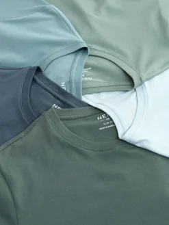 Next Slim Fit 100% Cotton Layering T-Shirts 5 Pack^ Tops & T-Shirts