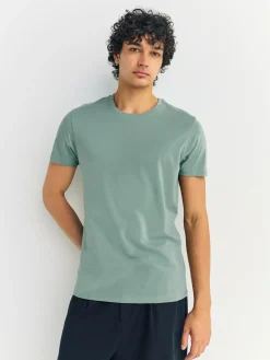 Next Slim Fit 100% Cotton Layering T-Shirts 5 Pack^ Tops & T-Shirts
