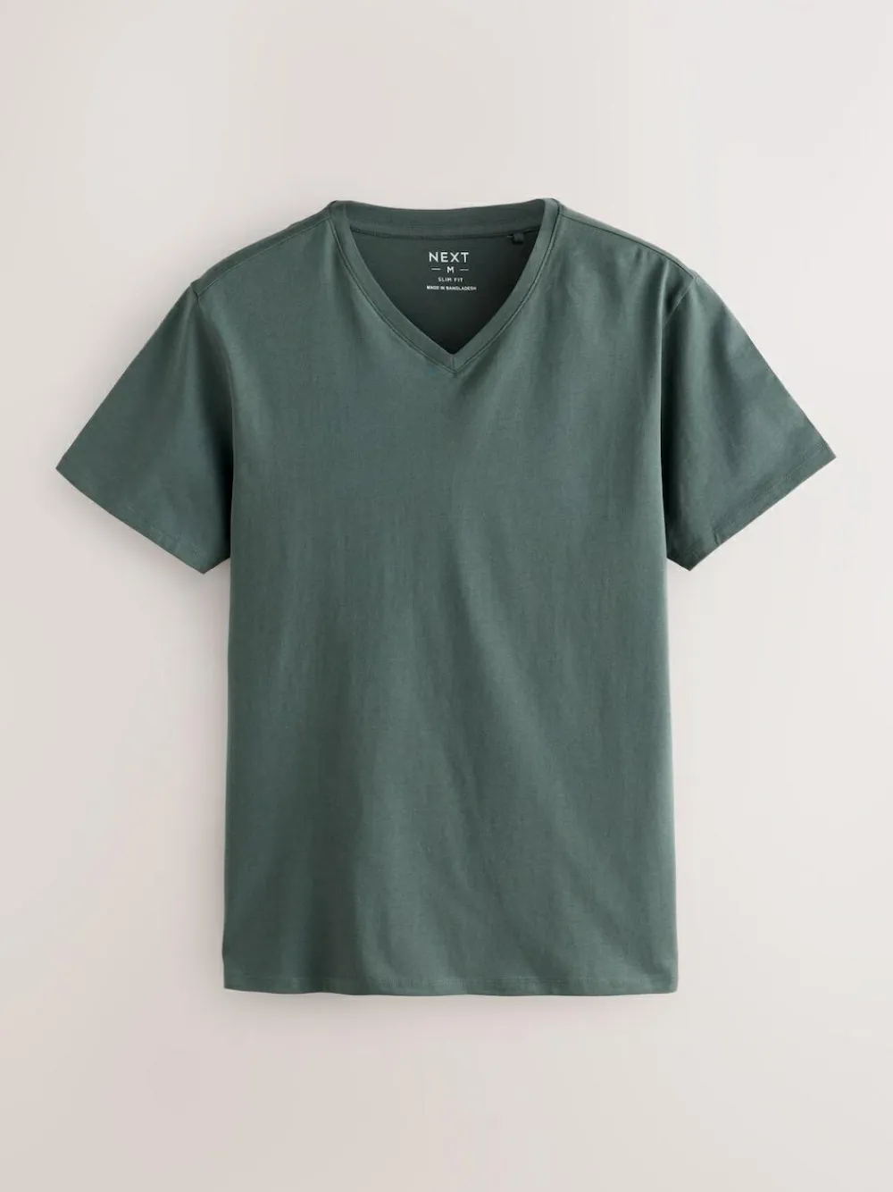 Next Slim Fit 100% Cotton V-Neck Layering T-Shirts 5 Pack^ Tops & T-Shirts