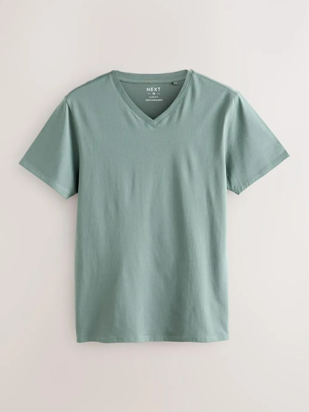 Next Slim Fit 100% Cotton V-Neck Layering T-Shirts 5 Pack^ Tops & T-Shirts