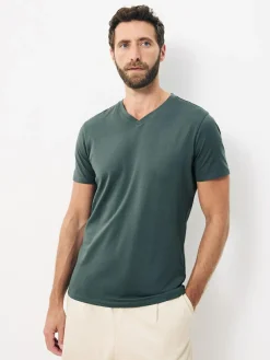 Next Slim Fit 100% Cotton V-Neck Layering T-Shirts 5 Pack^ Tops & T-Shirts