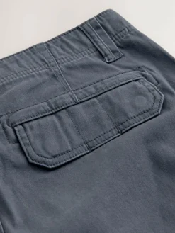 Clearance Next Blue Slim Fit Cotton Stretch Cargo Trousers