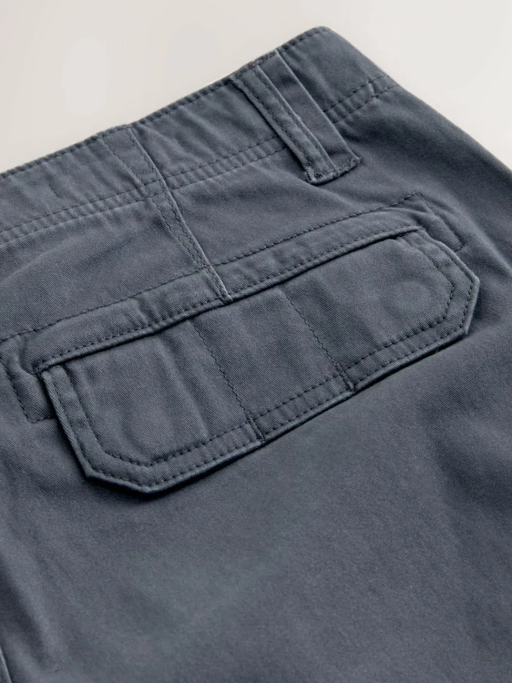 Clearance Next Blue Slim Fit Cotton Stretch Cargo Trousers