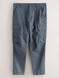 Clearance Next Blue Slim Fit Cotton Stretch Cargo Trousers