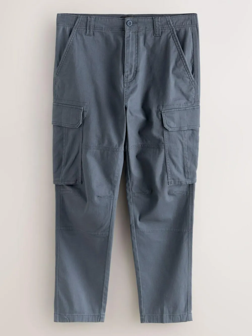 Clearance Next Blue Slim Fit Cotton Stretch Cargo Trousers