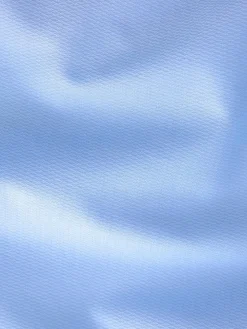 Online Next Slim Fit Double Cuff Easy Care Textured Smart Shirt Blue