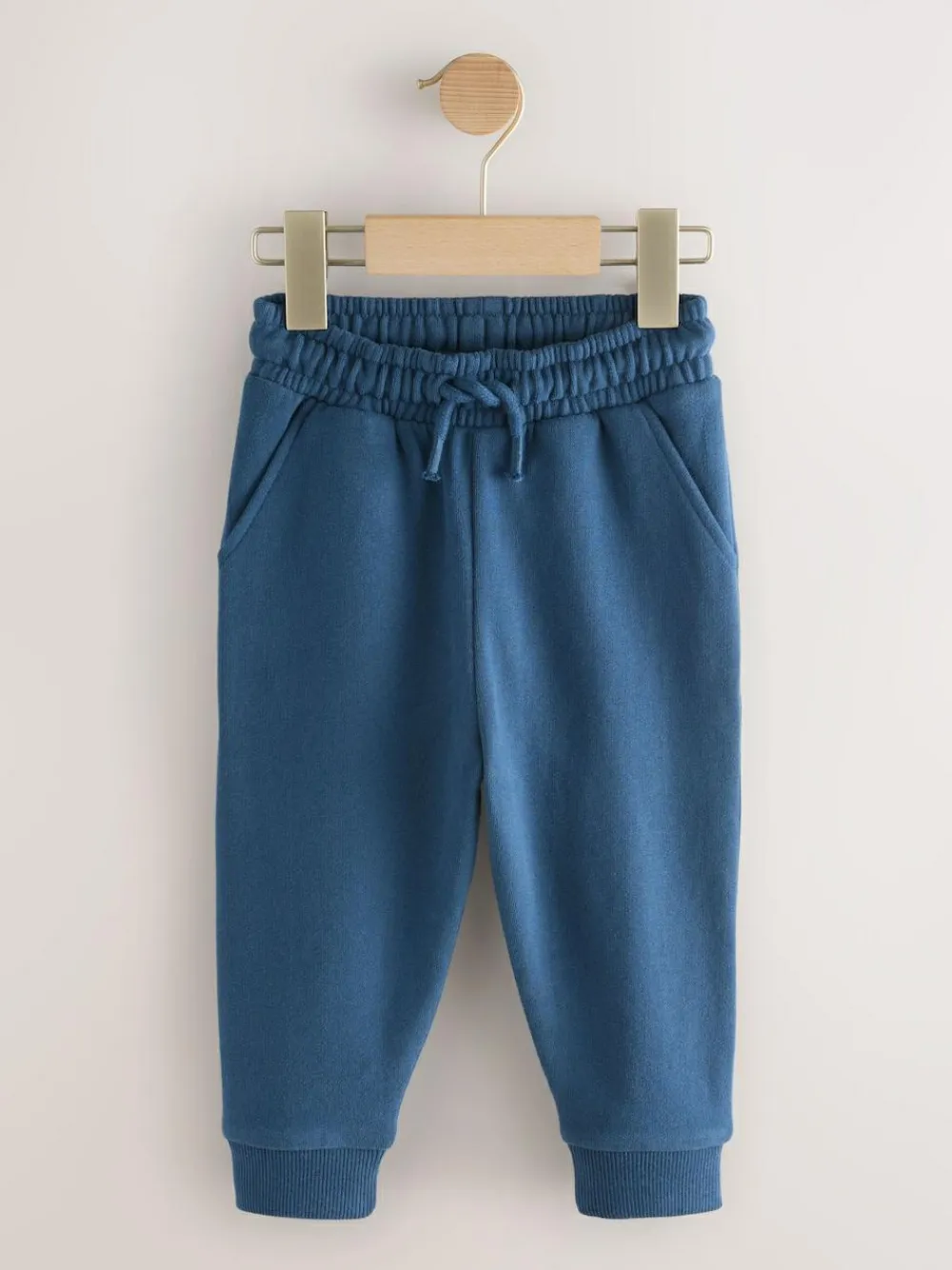 Next Blue Slim Fit Soft Touch Jersey Joggers (3mths-7yrs)^BOY Pants & Leggings|Sweat Pants