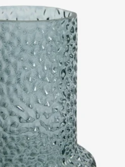 Best Next Blue Small Medium Textured Glass Vase