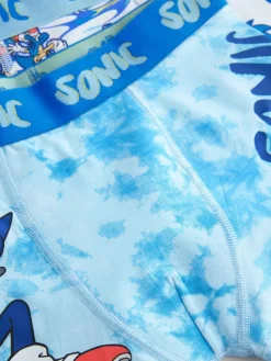Next Blue Sonic Boxers 3 Pack (2-14yrs)^BOY Underwear