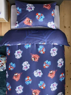 Discount Next Blue Spidey and Friends Duvet Cover and Pillowcase Set