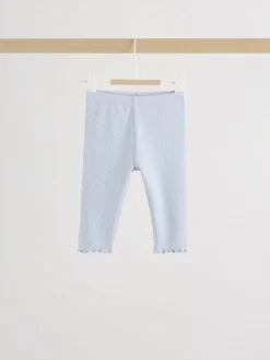 New Next Baby Long Sleeve Frill Top And Leggings Set (0mths-2yrs) Blue Spot