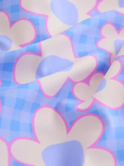 Next Blue Stampy Floral Sunsafe Swimsuit (3mths-10yrs)^ Swimwear|Swimwear