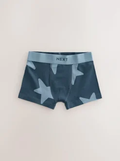 Next Blue Stars and Stripes Trunks 10 Pack (1.5-16yrs)^BOY Underwear