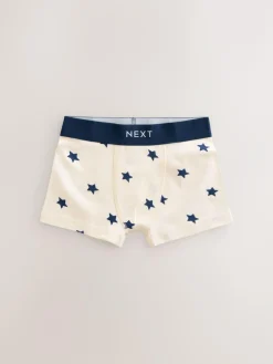 Next Blue Stars and Stripes Trunks 10 Pack (1.5-16yrs)^BOY Underwear