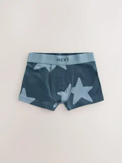 Next Blue Stars and Stripes Trunks 10 Pack (1.5-16yrs)^BOY Underwear