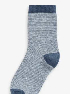 Next Blue Stars Cotton Rich Socks 7 Pack