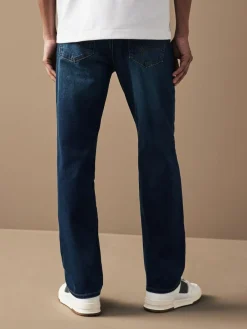 New Next Blue Straight Fit Motionflex Jeans