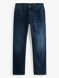 New Next Blue Straight Fit Motionflex Jeans