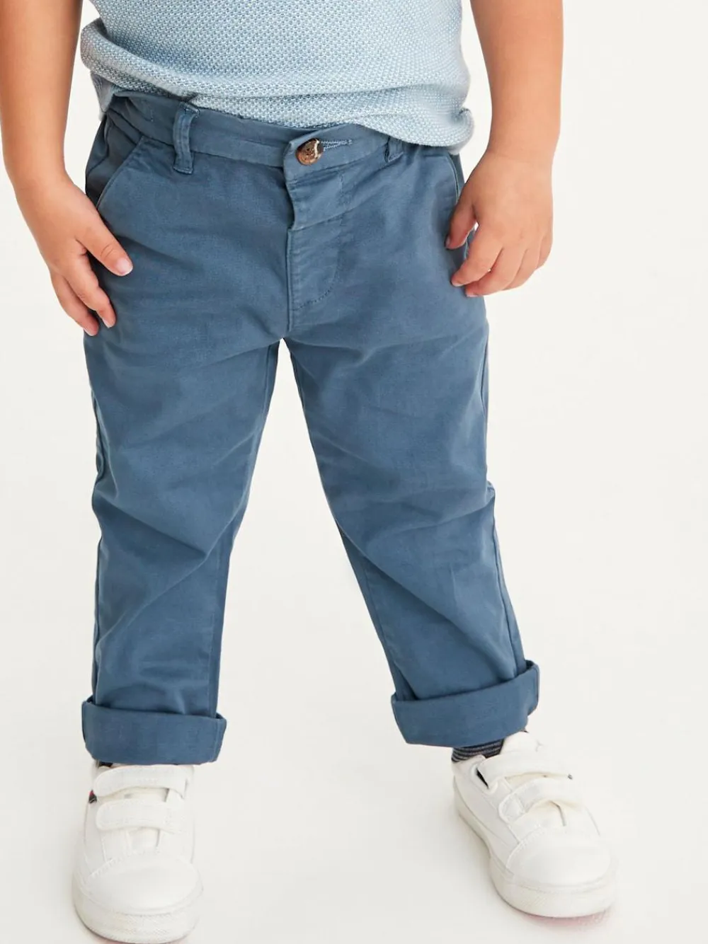 Next Blue Stretch Chino Trousers (3mths-7yrs)^BOY Baby Winter Clothing|Pants & Leggings