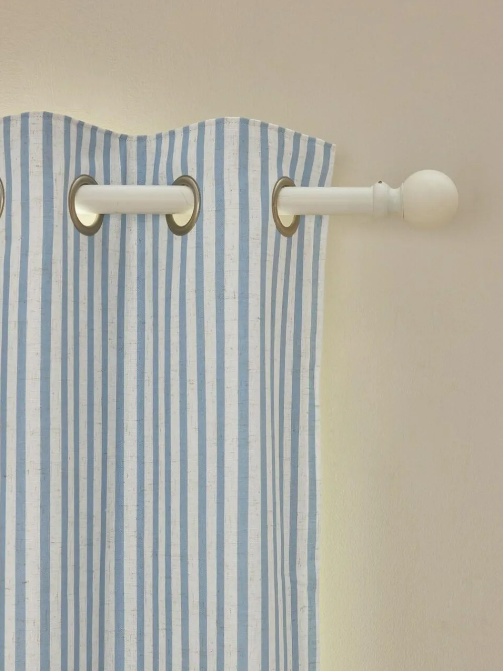 Sale Next Eyelet Blackout Curtains Blue Stripe