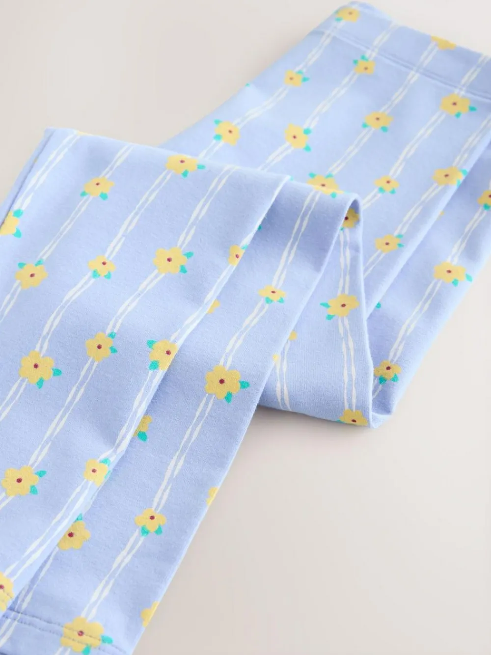 Sale Next Blue Stripe Flower Leggings (3-16yrs)