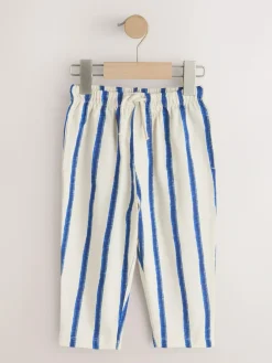 Next Stripe Joggers 3 Pack (3mths-7yrs) Blue
