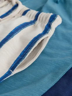 Next Stripe Joggers 3 Pack (3mths-7yrs) Blue