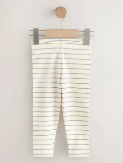 Next Blue Stripe Plain Leggings (3mths-7yrs)^ Pants & Leggings