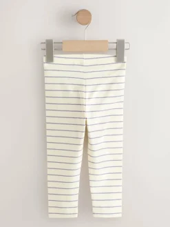 Next Blue Stripe Plain Leggings (3mths-7yrs)^ Pants & Leggings