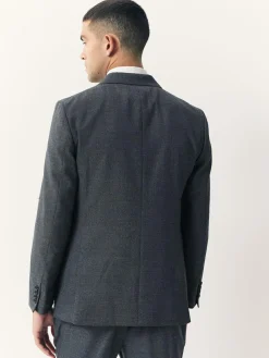 Next Tailored Fit Merino Wool Blend Suit Jacket^ Blue Suits|Suits & Tuxedos