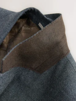 Next Tailored Fit Merino Wool Blend Suit Jacket^ Blue Suits|Suits & Tuxedos