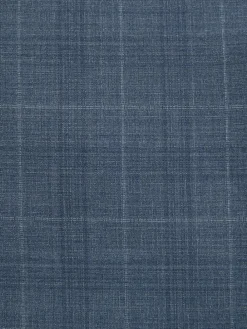 Best Next Blue Tailored Fit Wool Blend Check Jacket