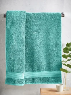 Next Blue Teal Bright Egyptian Cotton Towel^ Towels & Bathmats