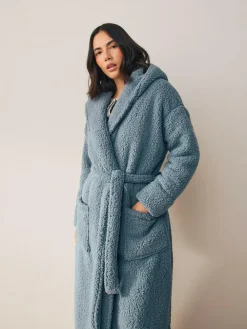 Next Teddy Dressing Gown Blue