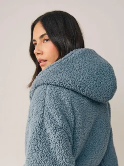 Next Teddy Dressing Gown Blue