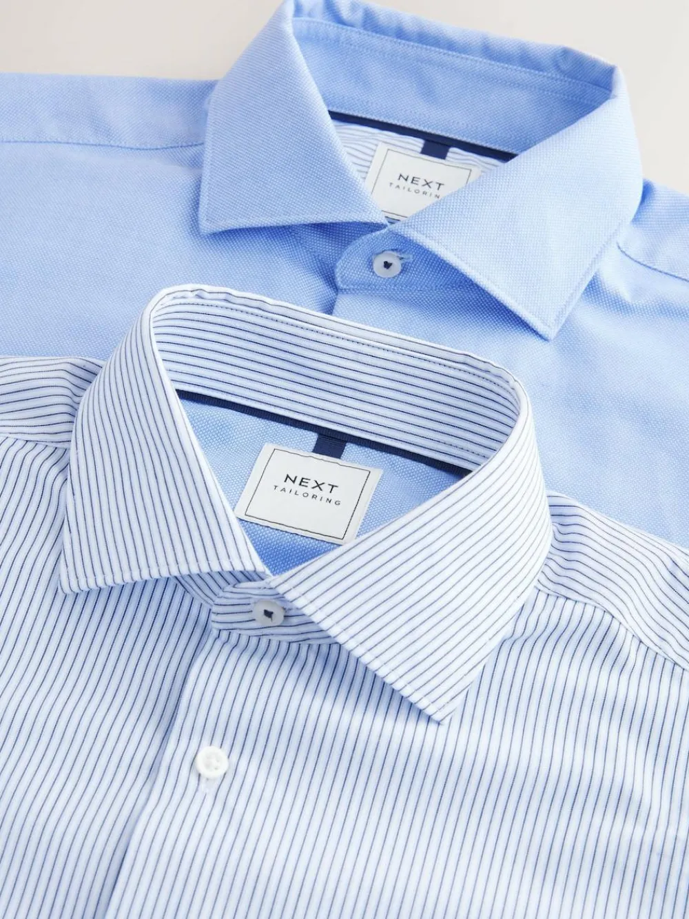 Next Regular Fit Single Cuff Easy Care Smart Shirts 2 Pack^ Shirts