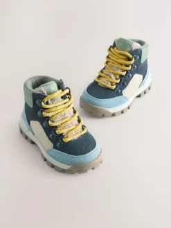 New Next Thermal Thinsulate™ Lined Hiker Boots Blue