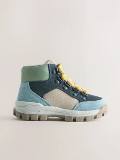 New Next Thermal Thinsulate™ Lined Hiker Boots Blue