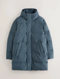Sale Next ThermoGen Shower Resistant Puffer Jacket Blue
