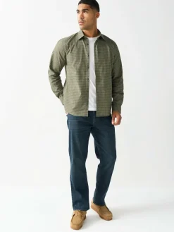 Next Blue Tint Straight Fit Motionflex Jeans^ Jeans|Jeans