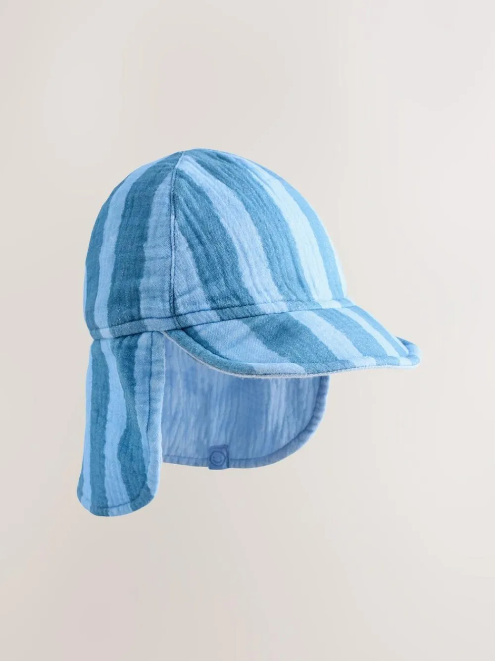 Next Legionnaire Baby Summer Hat (0mths-2yrs) Blue Tonal Stripe