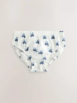Hot Next Briefs 10 Pack (1.5-10yrs) Blue Transport