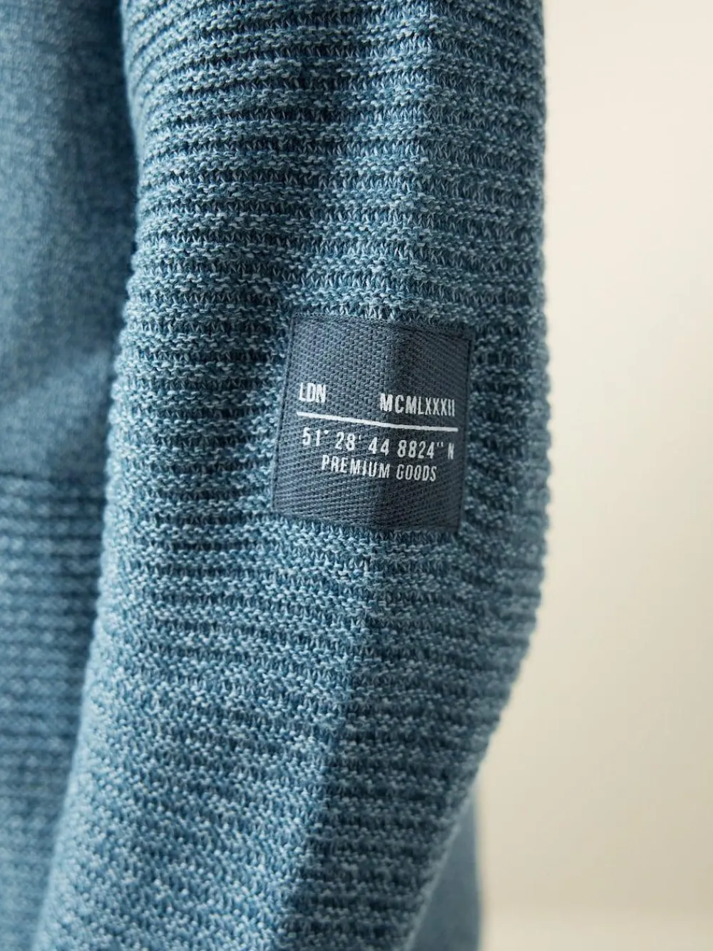 Hot Next Blue Twist Utility Knitted Hoodie (3-16yrs)