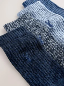 Discount Next Heavyweight Socks 4 Pack Blue Twisted