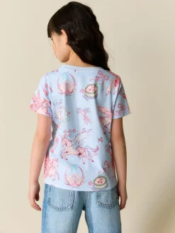 Next Blue Unicorn T-Shirt (3-16yrs)^ Nightwear|T-Shirts