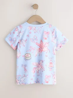 Next Blue Unicorn T-Shirt (3-16yrs)^ Nightwear|T-Shirts
